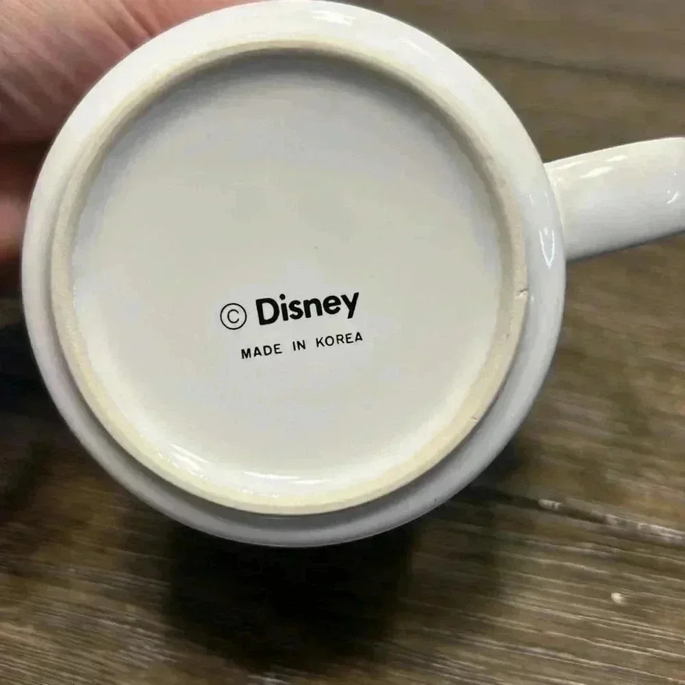 Vintage Disney Mickey Mouse Coffee Mug - animated walking Mickey 12 oz